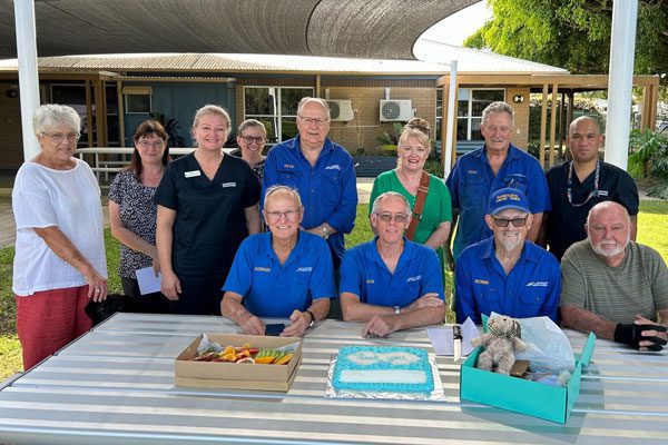 Sandgate and Districts Men's Shed members