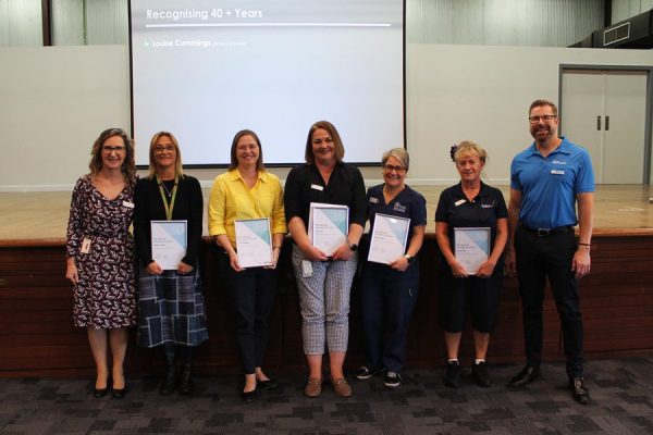 A special presentation was held recently to acknowledge the length of service of Community and Oral Health staff.