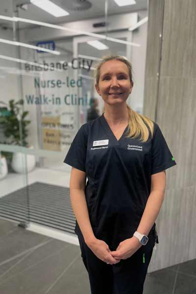 Nurse Chrisna Dwinger has joined the Brisbane City Nurse-led Walk-in Clinic team.