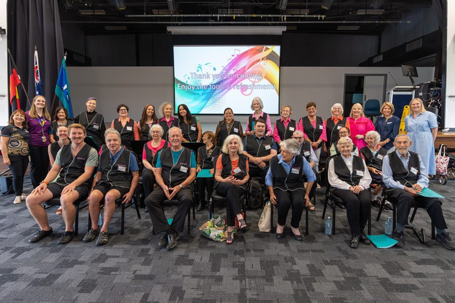 Brisbane North’s first ever dementia choir held its first every concert and it was an overwhelming success.