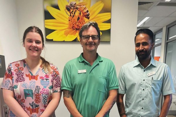 Community palliative angels Jenny Barham, Andrew Cunningham and Surjit Singh are providing vital support to families and patients in the home.