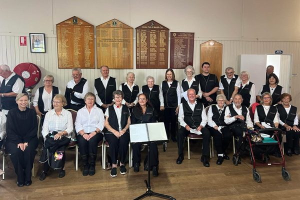 Anzac Day choir group shot