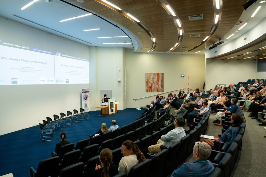 The JTI showcase boasted expert speakers on trauma topics affecting Queenslanders.