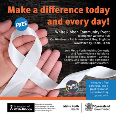 COH White Ribbon Community Event campaign ad