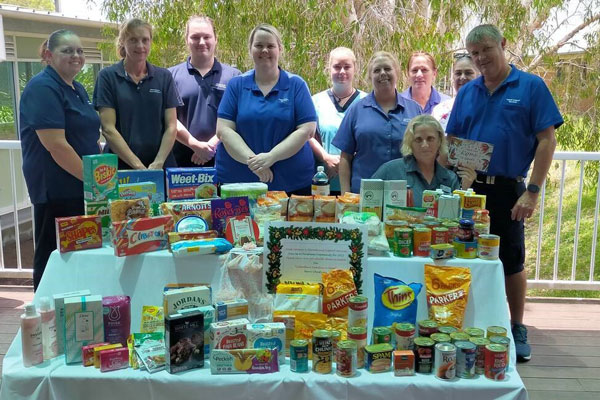 Late last year, Caboolture Hospital’s Operational and Food Services teams gathered non-perishable food and sundries for St Vincent De Paul to distribute at Christmas time.