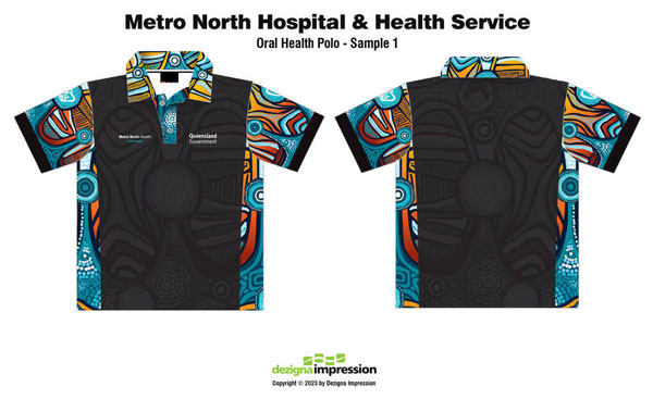 Metro North Hospital and Health Services Oral Health Polo sample 1
