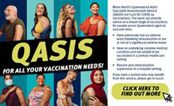 Queensland Adult Specialist Immunisation Service (QASIS) shareable