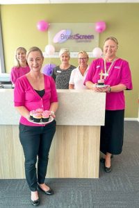 Redcliffe Breastscreen clinic celebrated its first birthday with a visit from the Minister