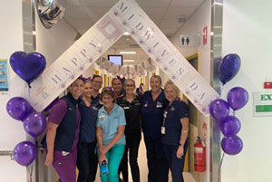 Staff celebrate National Day of the Midwife at Caboolture Hospital