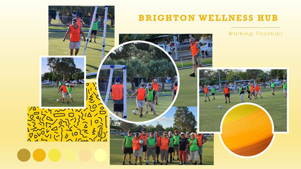 Walking Football started at the Brighton Wellness Hub 