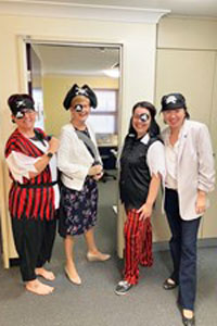 Staff pirate day at COH