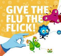 Give Flu the Flick graphic