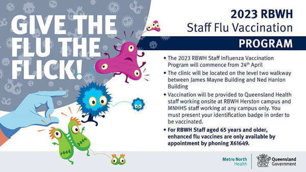 2023 RBWH Staff Flu Vaccination Program shareable