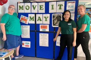Staff at Move it May launch in DAFU and 4 East at Redcliffe