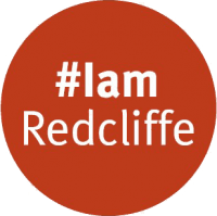 I am Redcliffe circle graphic