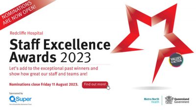 Redcliffe Hospital Staff Excellence Awards campaign advertisement