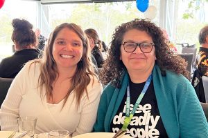 Rebeckah Mooney and Kirsty Leo at NAIDOC Elders lunch