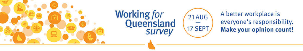 2023 Working for Queensland survey banner 