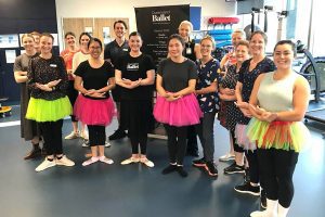 Staff participating in Queensland Ballet’s community Dance Health program