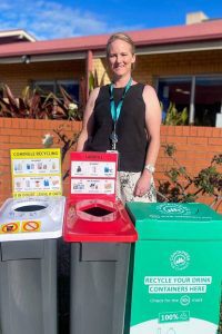 Making Redcliffe Hospital greener -bins