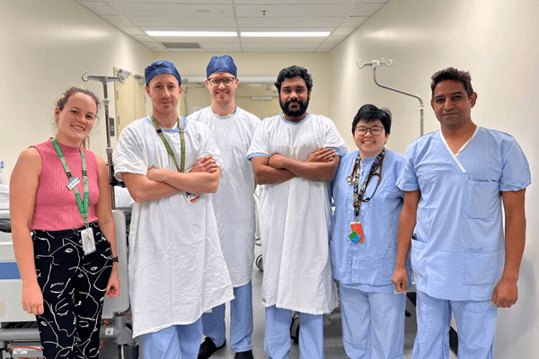 Members of the Cardiothoracic Surgical Services team.
