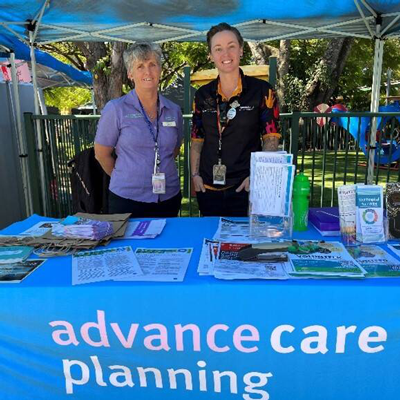 Desre Arnold at the Caboolture Neighbourhood Centre Open Day