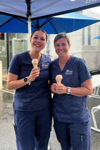 Ice-Cream Party - April Hatt and Stacey Watts