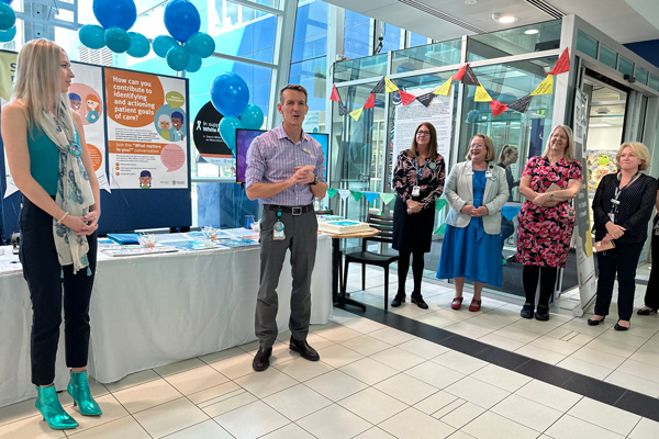 Mark Cruickshank, A/Executive Director Allied Health Professions and executive sponsor for Patient Goals of Care initiative at the launch event.