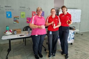 Members of PACI at display stand during International Infection Prevention Week 2023