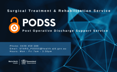 Post-Operative Discharge Support Service (PODSS) go live graphic