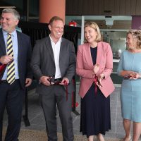 Official opening of the Clinical Services Building by Deputy Premier Steven Miles, Minister for Health Shannon Fentiman, and Minister Mark Ryan, local member for Morayfield