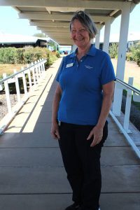 Patient support officer Linda Chapman at Gannett House
