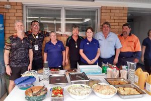 Kilcoy Hospital Operational Services staff at appreciation lunch 