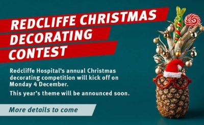 Redcliffe Hospital Christmas Decorating Contest advertisement