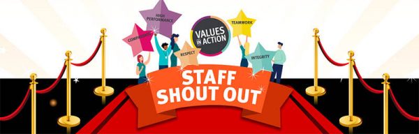 Staff Shout Out banner