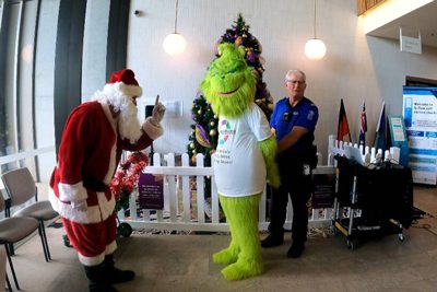 Santa, Grinch and security