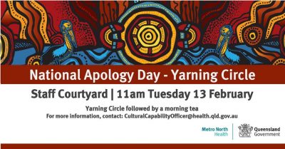 National Apology Day Yarning Circle campaign ad for 13 February 2024