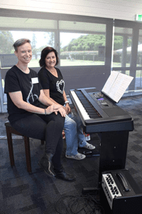 The Bright ‘N’ Sparks Choir is being led by, Katie Lawton, the concertmaster of the Moreton Bay Symphony Orchestra, and music teacher Althea O'Dee