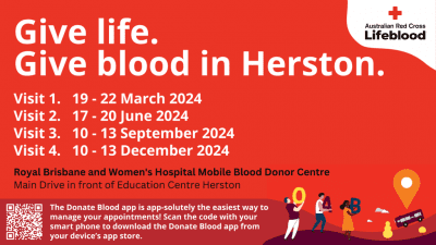 Lifeblood Herston 2024 campaign ad