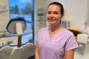 Jessica Burgess a dental assistant at the Caboolture Satellite Hospital