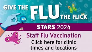 Staff flu vaccinations at STARS graphic