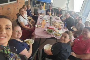 lunch within the Nursing Workforce and Education team
