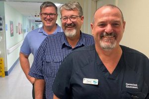 The local newspaper also celebrated International Nurses Day with a feature article on Redcliffe Hospital's Von Dohren brothers, Keith, Darryl, and Gary.