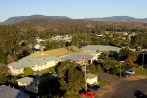 Kilcoy Hospital aerial shot