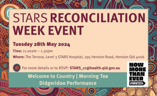 Advetisement for STARS Reconciliation Week Event 28 May 2024
