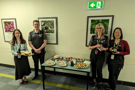 Morning tea with Dietetics and Foodservices team