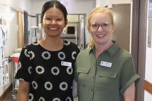 Sharron and Melissa are are allied health graduates at the Brighton Rehabilitation Unit.