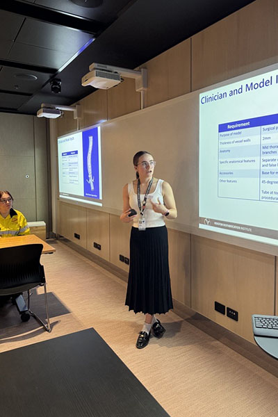 Powerpoint presentation to female students