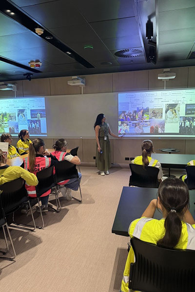 Powerpoint presentation to female students