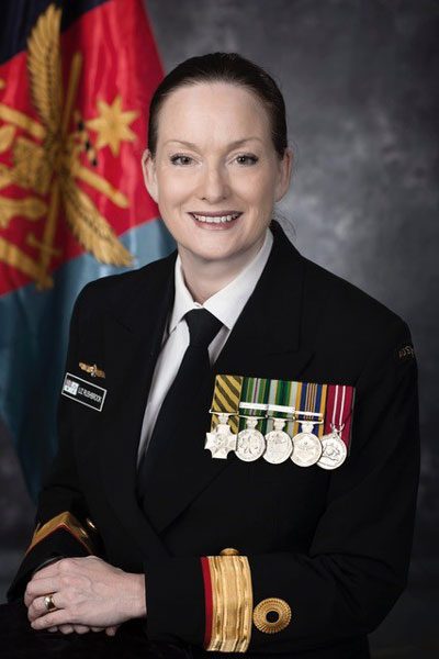 Dr Elizabeth Rushbrook portrait in uniform